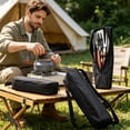 thumbnail image 5 of Grill Tool Storage Bag,Waterproof Tear-Resistants Storage Bag for Camping Hiking BBQ Party 17.7x3.2x3.2 Inch, 5 of 7