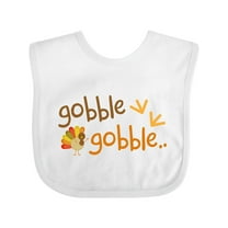 Inktastic Gobble Gobble Thanksgiving Boys or Girls Baby Bib