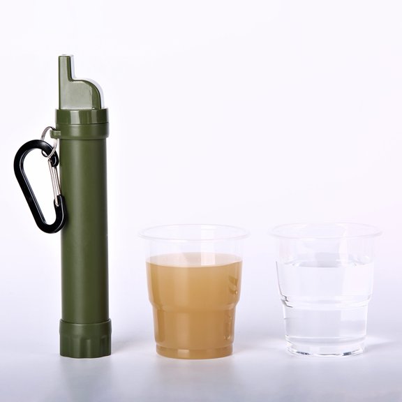 Outdoor Water Filter Water Filtration System Emergency Camping Backpack Water Purifier