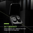 thumbnail image 4 of Shure MoveMic Two - Pro Direct to Phone Wireless Lavalier Microphones | MV-Two-Z7 | 2 Bluetooth Mini Mics | Brand New, 4 of 10