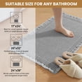 thumbnail image 2 of JIATER Waffle Bathroom Rugs Non-Slip Washable Bath Mat Super Absorbent Quick Dry, 2 of 9