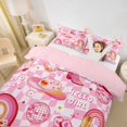 thumbnail image 3 of jejeloiu Pink Western Cowgirl Twin Bedding Kids,Boho Farm Boots Duvet Cover Set For Girls,Reversible,2-Piece(No Comforter), 3 of 6