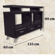 thumbnail image 2 of Mueble de madera para televisión de 55 pulgadas, 2 of 6
