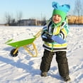 thumbnail image 4 of Gymax Kids Wheelbarrow Carbon Steel Wheel Barrel w/ Non-Slip Handles Thickened PP Wheel, 4 of 10