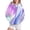 Blue, variant on Bovemsi Sweatshirt for Women Women's Sportswear 2025 Gradient Pattern Long Sleeved Casual Pullover Comfort Hoodie