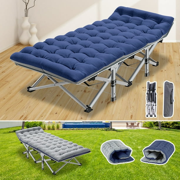 Slsy 75"* 28" Folding Camping Cot for Adults, Heavy Duty Outdoor
