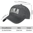 thumbnail image 6 of Humor Generation X Gift Vintage Hats for Men Gen X Raised On Hose Water Fashionable Hat for Womens Athletic Caps, 6 of 9