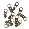 thumbnail image 3 of kurtrusly 10 Bronze Zip Pullers/ for Zipper Pull Sliders Head Repair Kit Durable and Stylish Type 3 1Set, 3 of 6