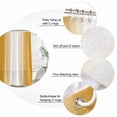 thumbnail image 6 of Orange Ombre Waterproof Fabric Shower Curtain,Orange White Gradient Modern Abstract Art Waterproof Fabric Shower Curtain for Bathroom Curtains Bathtubs Shower Curtains with 12 Hooks Small 36x72in, 6 of 8