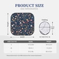 thumbnail image 4 of Multi-Size 2pce Car Front Glass Visor Collapsible Sunscreen No Odor Comfortable For Most Cars Suv Trucks Flowers (14), 4 of 7