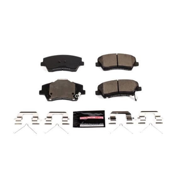 Power Stop Z23-1912 Z23 Evolution Sport Carbon Fiber-Ceramic Brake Pad -Front