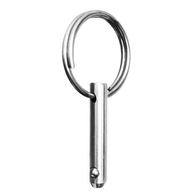 OULII Spring Loaded Latch Pin 6Pcs Bimini Pin Stainless Steel Silver for Boat Parts and Accessories Marine Use