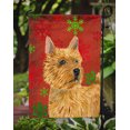 thumbnail image 3 of Carolines Treasures SS4706GF Norwich Terrier Flocons de Neige Rouges et Verts Drapeau de Noël Taille Jardin, 3 of 3