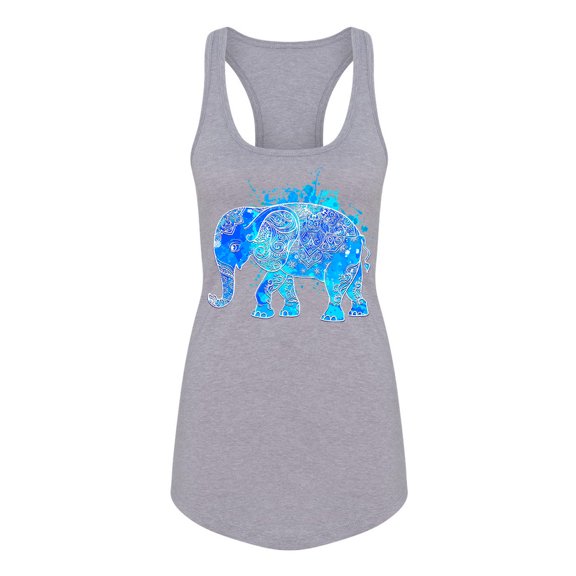 Beautiful Blue Elephant Tank Women's -Image by Shutterstock