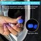 thumbnail image 3 of Tapones para válvulas de neumáticos AUKEPO Luminous, 12 unidades, para coche (azules), 3 of 6
