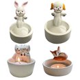 thumbnail image 3 of Warming Paws Cat Candle Holder Soporte de luz perfumado de dibujos animados para amantes de los animales, 3 of 8