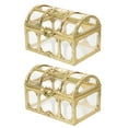 thumbnail image 1 of 2 cajas de plástico transparente para guardar joyas, objetos pequeños y recuerdos., 1 of 7