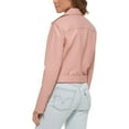 thumbnail image 4 of Levi's Womens Faux Leather Motorcycle Jacket, Red, Medium, 4 of 4