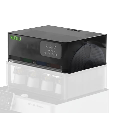 SUNLU AMS Heater, Filament Dryer Box for Bambu Lab AMS, Enables Drying while Printing,Easy to Use (AMS Not Included)
