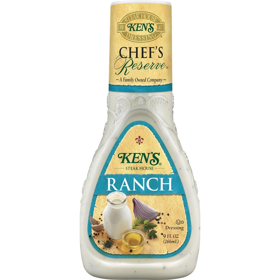 Ken's Steakhouse Chef's Reserve Dressing, Ranch, 9 fl. oz.