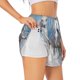 thumbnail image 1 of Balery Horses Running Through The Water Pantalones cortos deportivos para mujer con forro y dos bolsillos, elásticos, para entrenamiento, gimnasio, yoga-X-Large, 1 of 7