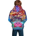 thumbnail image 3 of Youth Kirby Hoodies 3d Print Pullover Hooded Sweatshirt With Pocket For Boys Girls, 3 of 7