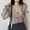 Gray, variant on Pyhlmscde Women's Cropped Chunky Cable Knit Long Sleeves Down Coat, Womens Tops, Cable Knit Sweater Women, Fall Clothes for Women