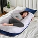 thumbnail image 2 of Almohada para el Embarazo,Almohada de Maternidad en Forma de U,Brinda Soporte para Todo el Cuerpo,Múltiples Formas de Uso,Mejor Compañero para Mujeres Embarazadas Descansen, 2 of 7