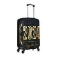 thumbnail image 3 of Naloa Happy New Year 2024 (5) Elastic Suitcase Protector, Travel Suitcase Protector Cover Fits 18-32in Suitcase - Large, 3 of 9
