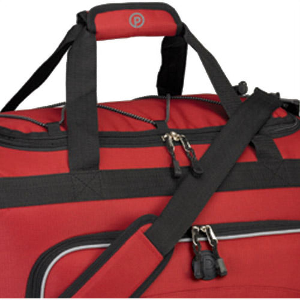 Protege 24" duffel with wet/shoe pocket and shoulder strap - Red - image 4 of 4