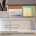 thumbnail image 4 of Caja de almacenamiento de papel para mensajes Ficarrico, caja de notificación de color de plástico, caja para tarjetas de visita, caja de pegatinas para mensajes, 4 of 5