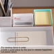 thumbnail image 4 of Caja de almacenamiento de papel para mensajes Ficarrico, caja de notificación de color plástico, caja para tarjetas de presentación, caja de calcomanías para mensajes, 4 of 5