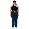 thumbnail image 3 of Pantalón Recto Britos Jeans Mujer Curvy Azul 501646, 3 of 5