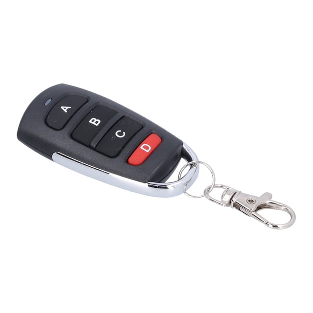Télécommande de Garage Ouvre-Porte de Garage Télécommande Porte Roulante Porte Télécommande 433mhz Télécommande de Porte de Garage Remplacement Clé 4 Boutons Clonage Copie Cloner Universel