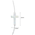 thumbnail image 4 of TANGPOET Opal Cross Necklace 925 Sterling Silver Faith Pendant Birthday Gifts for Women Daughter, 4 of 7