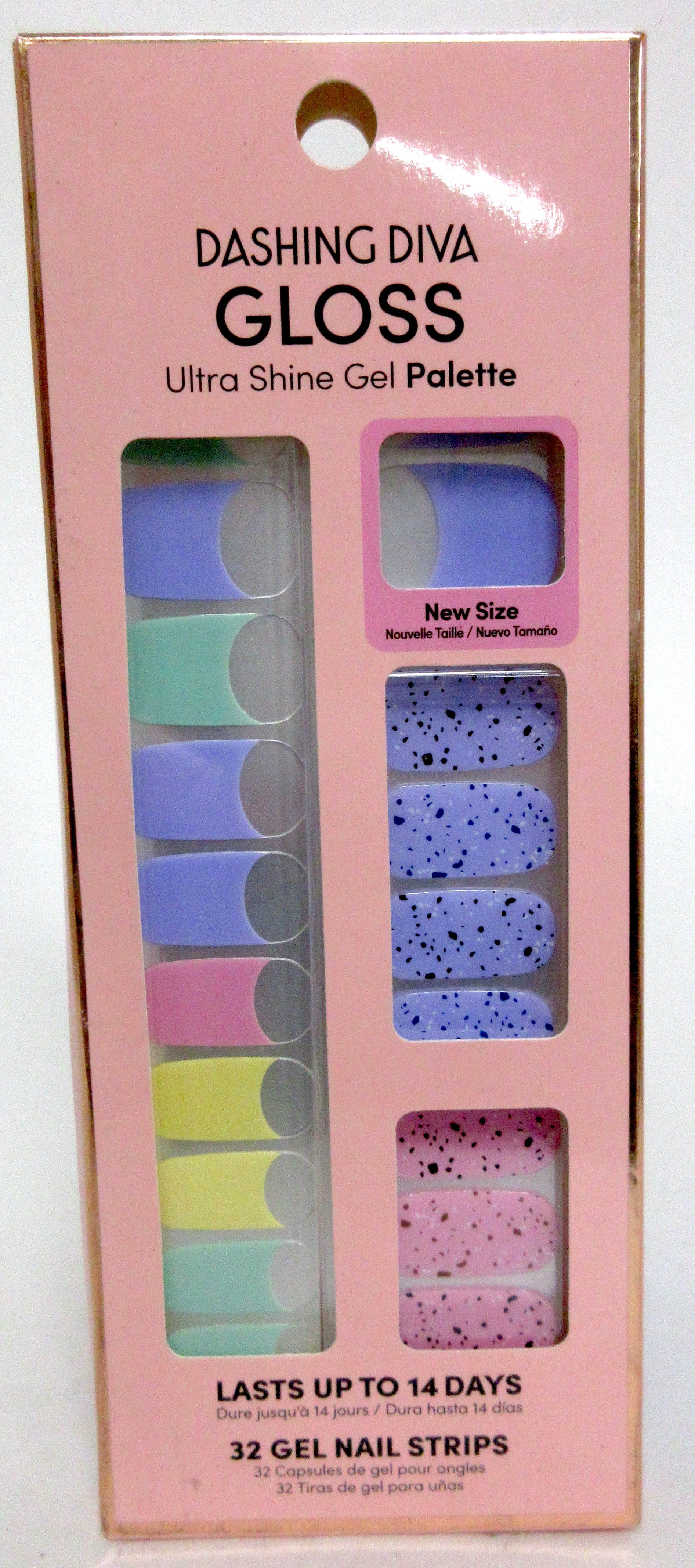 Dashing Diva Gloss French Jellybean Gel Nail Strips