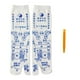 thumbnail image 1 of FELTECHELECTR 1 par de calcetines de algodón adecuados para deportes, calcetines de diseño simple, calcetines de masaje de pies, 1 of 6
