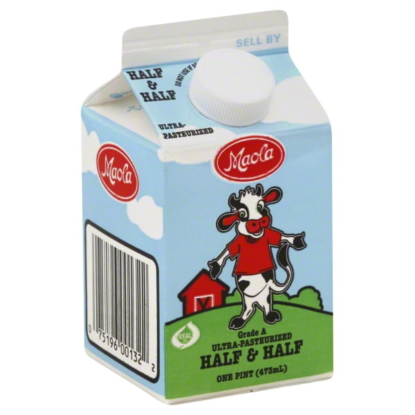 Maola Milk Ice Cream Maola Half Half 1 Pt Walmart Com Walmart Com