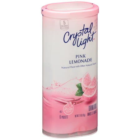 Crystal Light Pink Lemonade Drink Mix 6 ct Canister