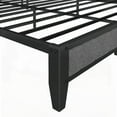 thumbnail image 3 of Full Size Metal Platform Bed Frame with Charging Station, Grey, for Bedroom, 3 of 5