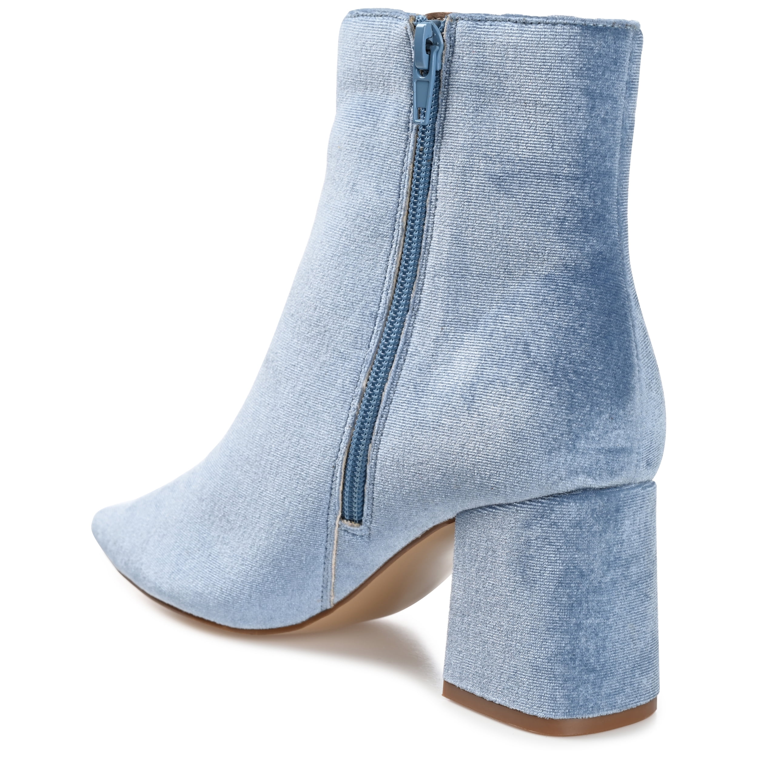 Journee Womens Hazara Square Toe Block Heel Ankle Booties, Widths Available