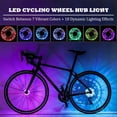 thumbnail image 2 of LED Cycling Wheel Hub Light for Night Riding, New Bike Wheel Lights Rechargeable, 7 Colors, 18 Model, Smart Sensor, Waterproof, 2 of 8