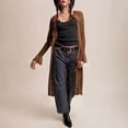 thumbnail image 5 of Lnmiateer Women Sheer Lace Maxi Duster Cardigan Ruffled Long Sleeve Deep V Neck Flowy Mesh Kimono Cover Up For Party Layering Outfits, 5 of 9