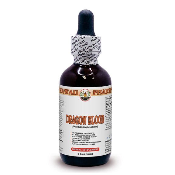 Dragon Blood Resin (Daemonorops draco) Tincture, Dried Resin Liquid Extract, Xue Jie, Herbal Supplement 2 oz