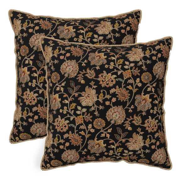 Juego de fundas de cojín KSLIDS Vintage Tapestry Floral x2
