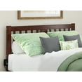 thumbnail image 2 of Tahoe Classic Wood Eco-Friendly Metal Headboard, Queen, Walnut, 2 of 4