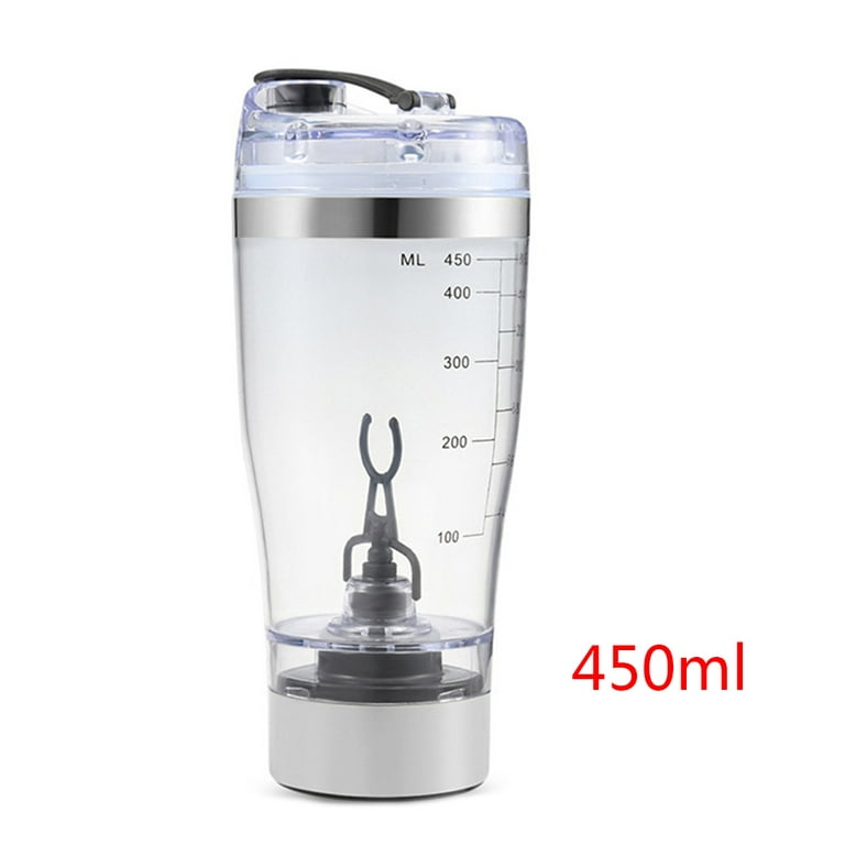 Gentlecairn Electric Protein Shaker Mixing Bottle 450ml Portable Automatic Vortex  Mixer Cup Leakproof Protein Mix Bottle Usb Charging(Build-in Battery)
