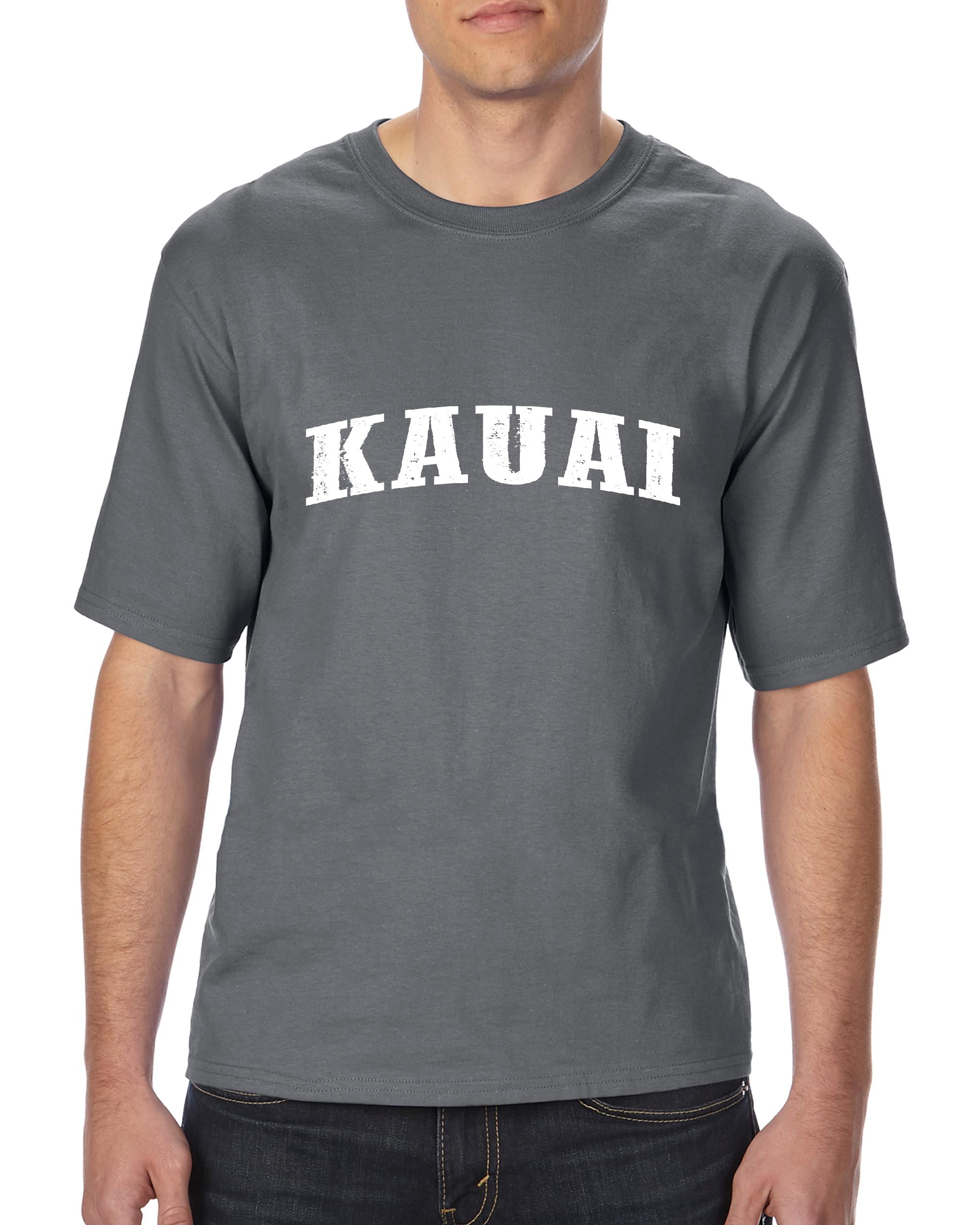 Artix Mens and Big Mens Hawaii Kauai TShirt, up to size 3XLT