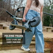 GOTRAX Rival Adult Electric Scooter, 8.5 Pneumatic Tire, Max 12 mile Range and 15.5Mph Speed, 250W Foldable Escooter for Adult, Black