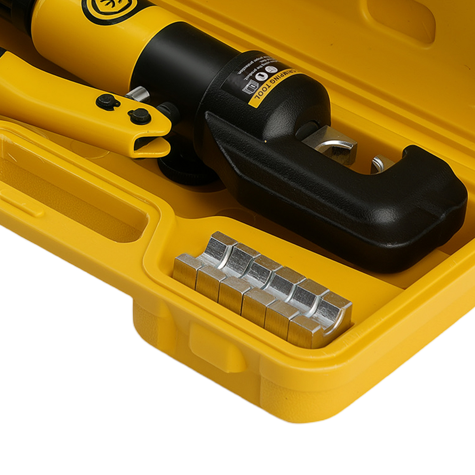 maXpeedingrods 10 Tons Hydraulic Crimping Tool with 9 Dies, Battery Cable Crimper Tool, Hydraulic Wire Rope Crimping Tool for 12 to 2/0 AWG, 1/16" 1/8" 3/16" Battery Cable Ends Ring Terminals